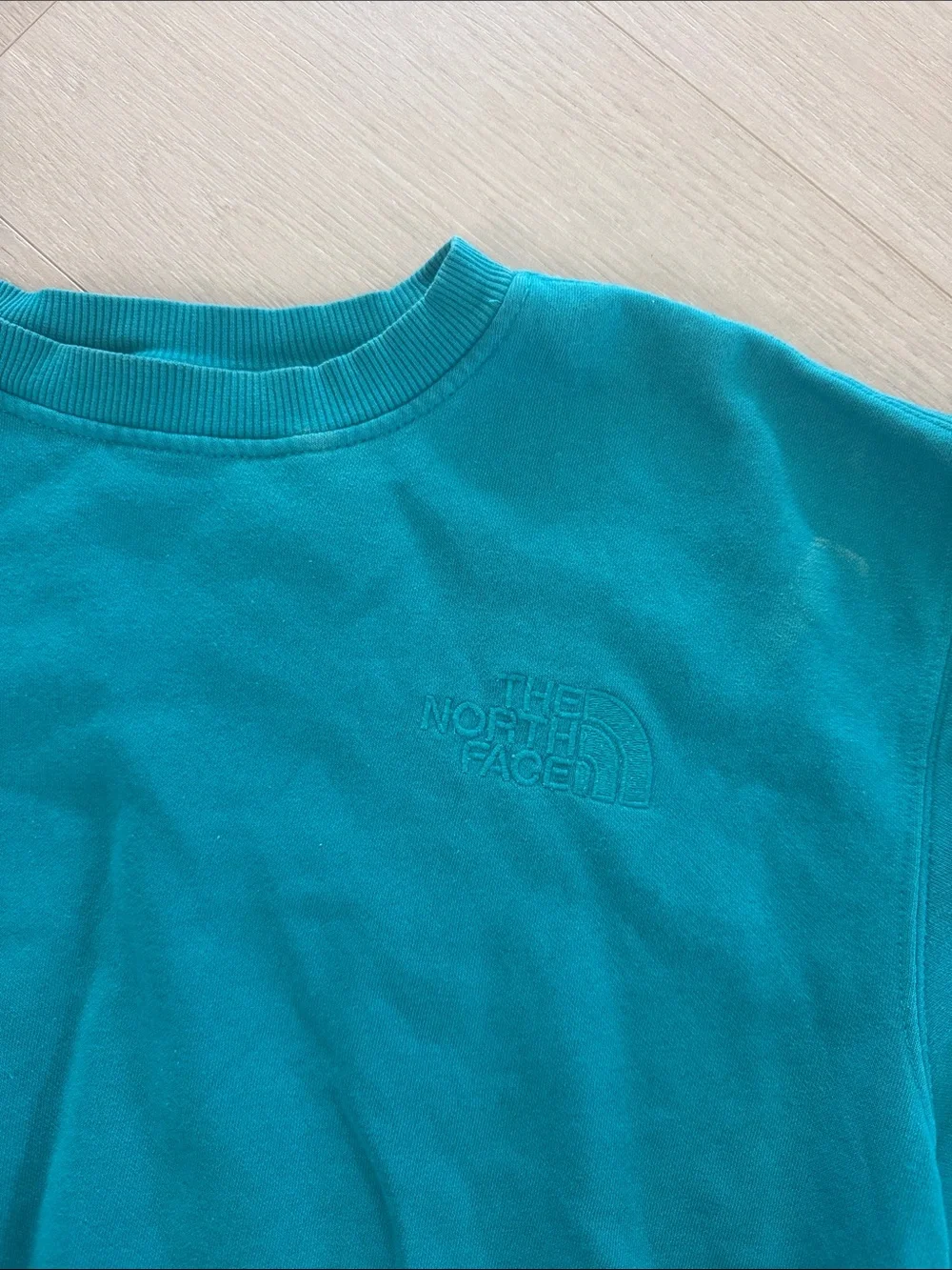 The North Face Teal Crewneck Pullover